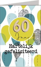 Time Flies leeftijd 60 jaar man