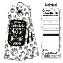 Invulkaarten | Fantastische Jarige | 6 stuks à 15 kaarten