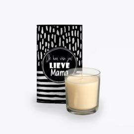 Geurkaars cadeauset | Lieve Mama | 6 stuks