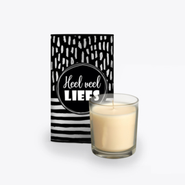Geurkaars cadeauset | Heel veel liefs | 6 stuks