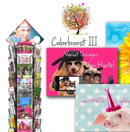 Colorboost III hele serie incl. display, topkaart, backcards