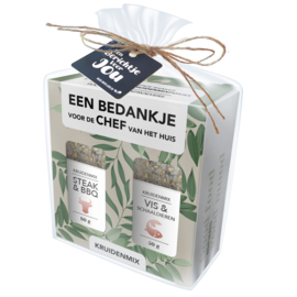 Kruidenpotjes Set | Een bedankje voor de Chef van het huis | 6 stuks