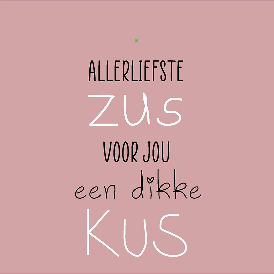 Bloemenkaartje Favorite 7x7 dubbel vak 114