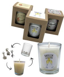 Wenskaarsjes met Bedeltje serie C Kraft | 2 stuks