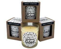 Try-Outpakket | Giftbox Candles Kraft | 15 x 3 stuks