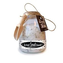 Glazen Cadeaupot Badzout | Goud Waard | 6 stuks