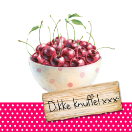 Bloemenkaartje Lovely Day | dubbel | 7x7 | 15 stuks | Vak 133