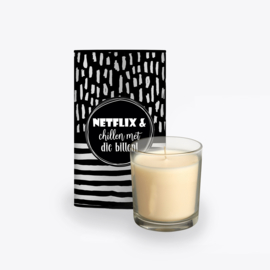 Geurkaars cadeauset | Netflix & Chillen met die Billen | 6 stuks