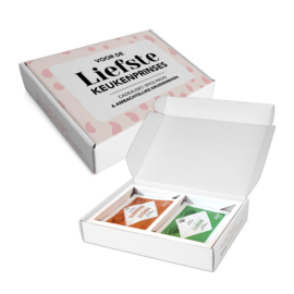 Kruidenzakjes Set | Voor de liefste Keukenprinses | 6 stuks