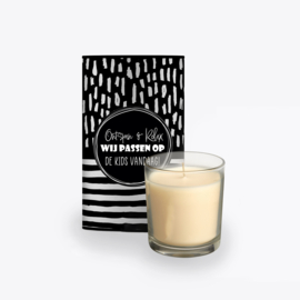 Geurkaars cadeauset | Wij passen op de Kids vandaag! | 6 stuks