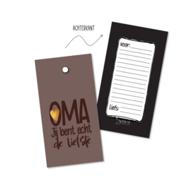 Cadeaulabels | Oma | 20 stuks