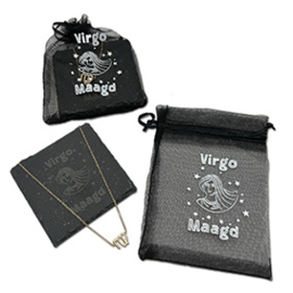 Horoscoopketting en onderzetter | Maagd | 6 stuks