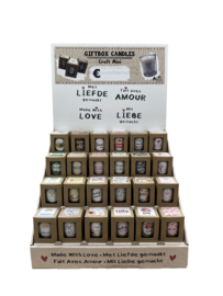 Try-Outpakket | Wenskaarsjes met Bedeltje serie C Kraft | 24 x 2 stuks