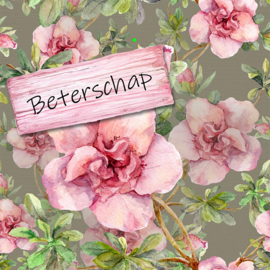 Bloemenkaartje Lovely Day | dubbel | 7x7 | 15 stuks | Vak 105