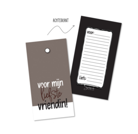 Cadeaulabels | Vriendin | 20 stuks