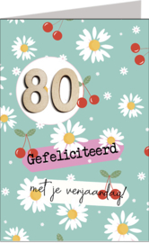 Time Flies leeftijd 80 jaar vrouw