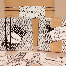 Cadeaulabel 8,5 x 4,5 cm vak 106