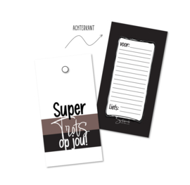 Cadeaulabels | Super Trots | 20 stuks