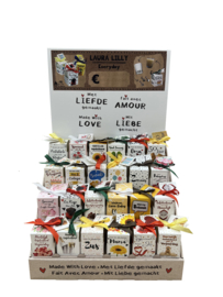 Try-Outpakket | Wenskaarsjes met Bedeltje serie B Color | 24 x 2 stuks