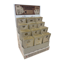 Try-Outpakket | Horoscoopkaarten met ketting | 12 x 6 stuks