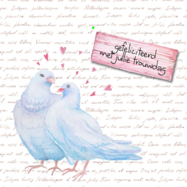 Bloemenkaartje Lovely Day | dubbel | 7x7 | 15 stuks | Vak 117