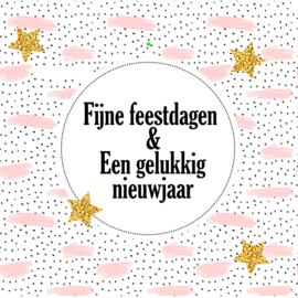 Bloemenkaartje 7x7 Happy Holidays vak 113