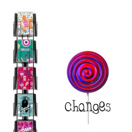 Changes complete serie inclusief display in bruikleen, topkaart en backcards