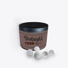 Bruisballen mini | Bedankt voor Alles! | 6 stuks