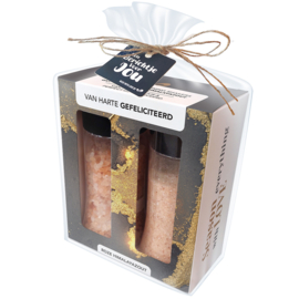 Himalayazout Set |  Van Harte Gefeliciteerd | 6 stuks