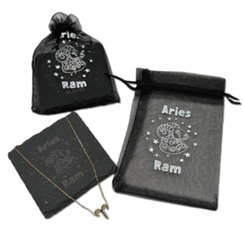 Horoscoopketting en onderzetter | Ram | 6 stuks