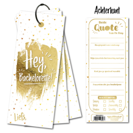 Invulkaarten | Hey, Bachelorette! | 6 stuks à 15 kaarten