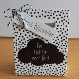 Kadotasje 107 Een lichtje voor jou - je bent bijzonder