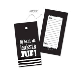 Cadeaulabels | Juf | 20 stuks