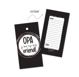 Cadeaulabels | Opa | 20 stuks