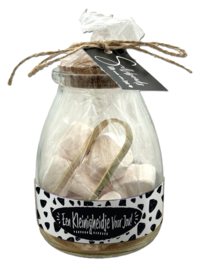 Glazen cadeaupot met Bruisballen | Een Kleinigheidje voor Jou! | 6 stuks