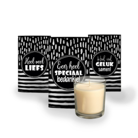 Try-Outpakket | Geurkaars cadeauset | 8 x 3 stuks