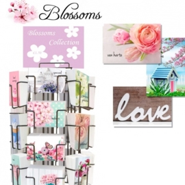 Cadeaulabels Blossoms hele serie incl. display en topkaart