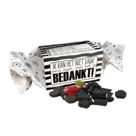 Snoepdoosje | Bedankt! | 6 stuks