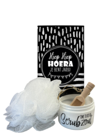 Giftset Scrubzout | Hiep hiep hoera je bent Jarig! | 6 stuks