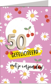 Time Flies leeftijd 50 jaar vrouw