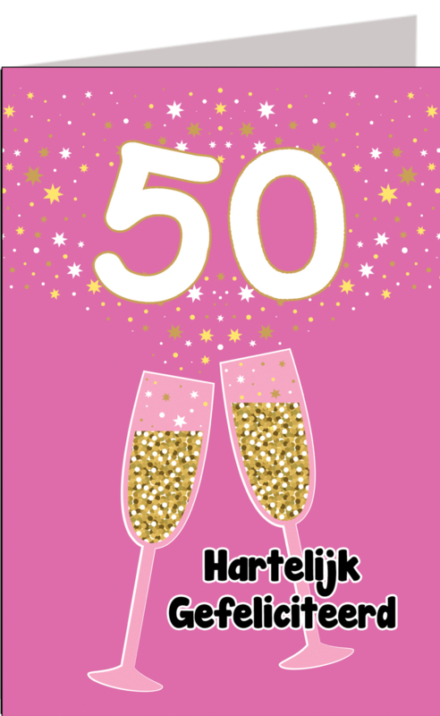 Felicitatie 50 jaar vrouw