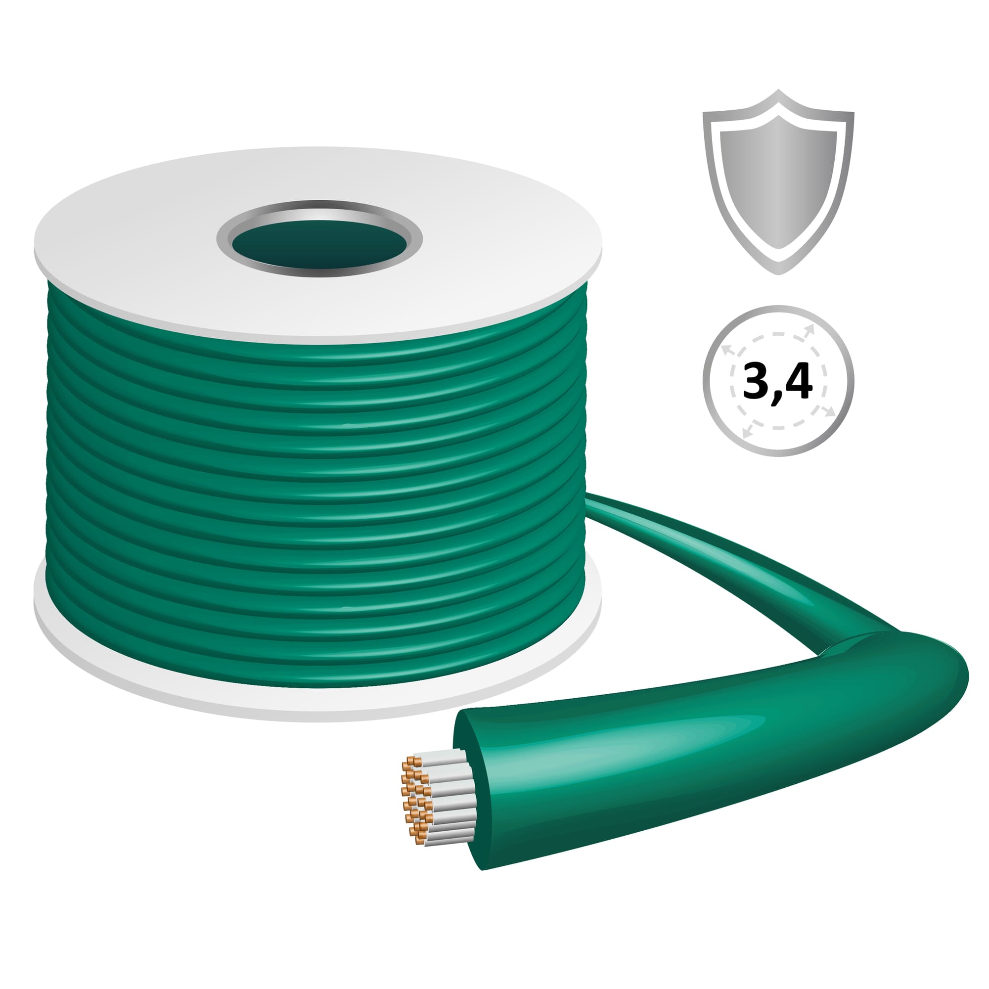 800 meter perimeterdraad / begrenzingsdraad  Gardena  3,4mm (extra sterk)