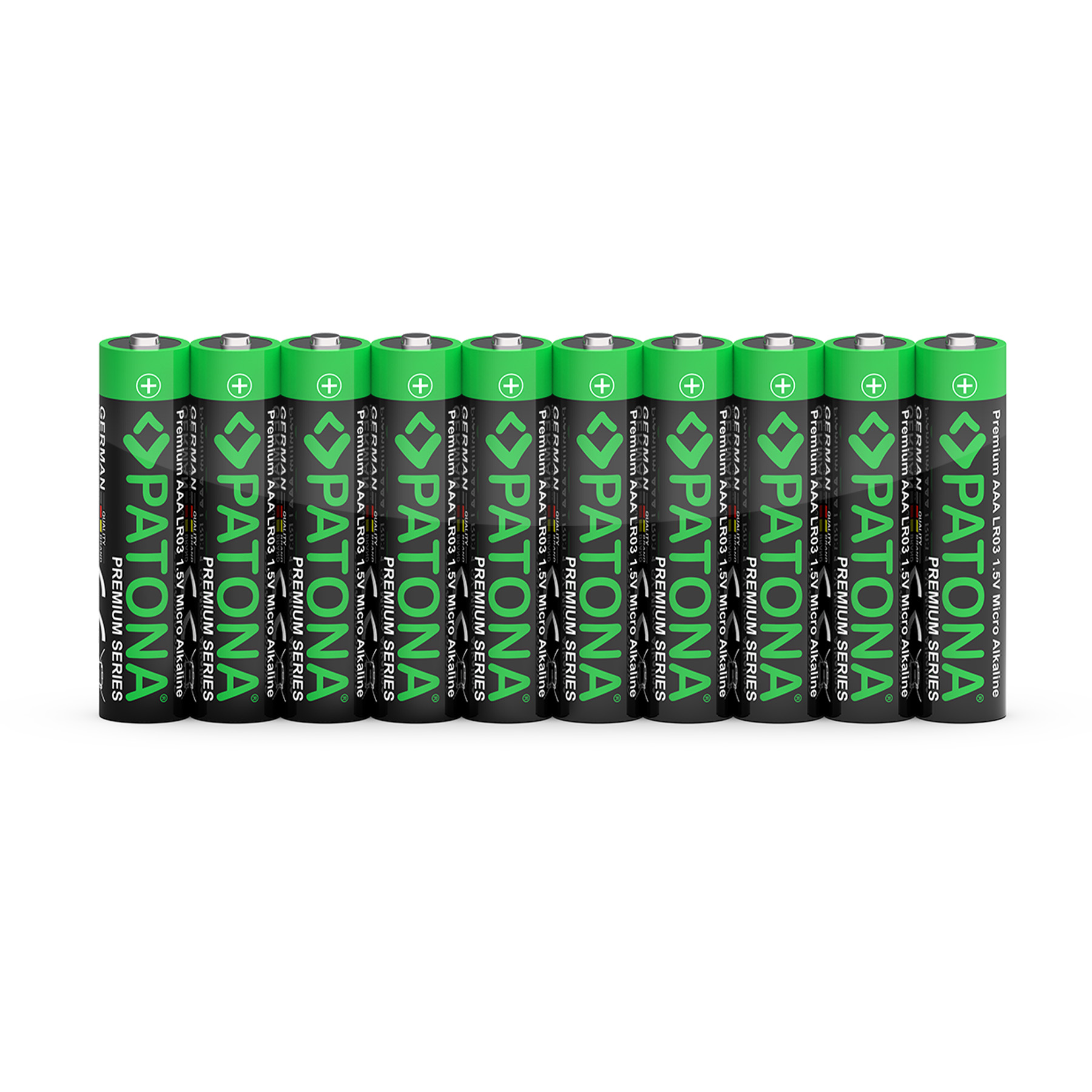 10x Premium Patona batterij AAA - micro LR03 | alkaline