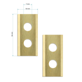 Messen Worx Landroid titan incl. schroeven ( 9 - 60 stuks )