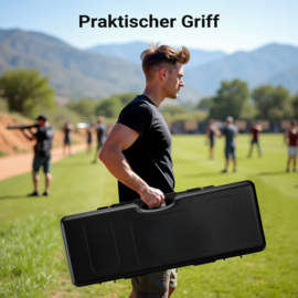 Wapenkoffer | geweerkoffer - 88 x 34 x 13,5 cm - hardcase | schuimvulling