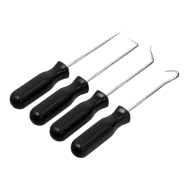 Mini haken set 4-delig reparaties koffiemachines - O-ringen | RVS | 135mm