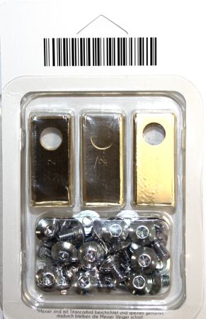 30x Mes Honda Miimo - titanium gehard | 0,5mm - incl. schroeven