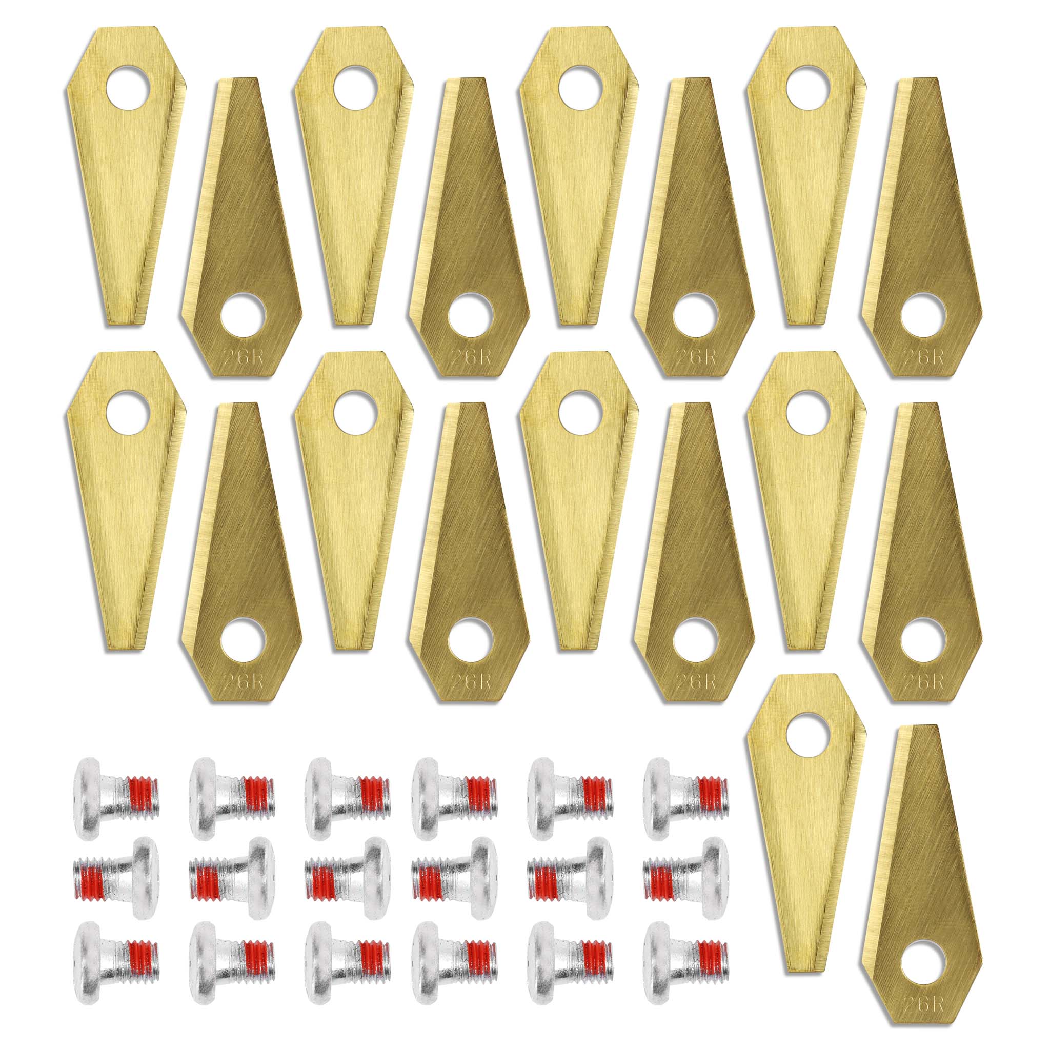 18x messen voor Bosch Indego robotmaaier - 49 x 19 mm