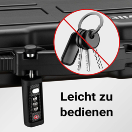 Wapenkoffer cijferslot | 3 cijfers | TSA-gecertificeerd