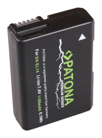 Accu voor Nikon EN-EL14 / ENEL14 - 1100mAh - Premium series infochip